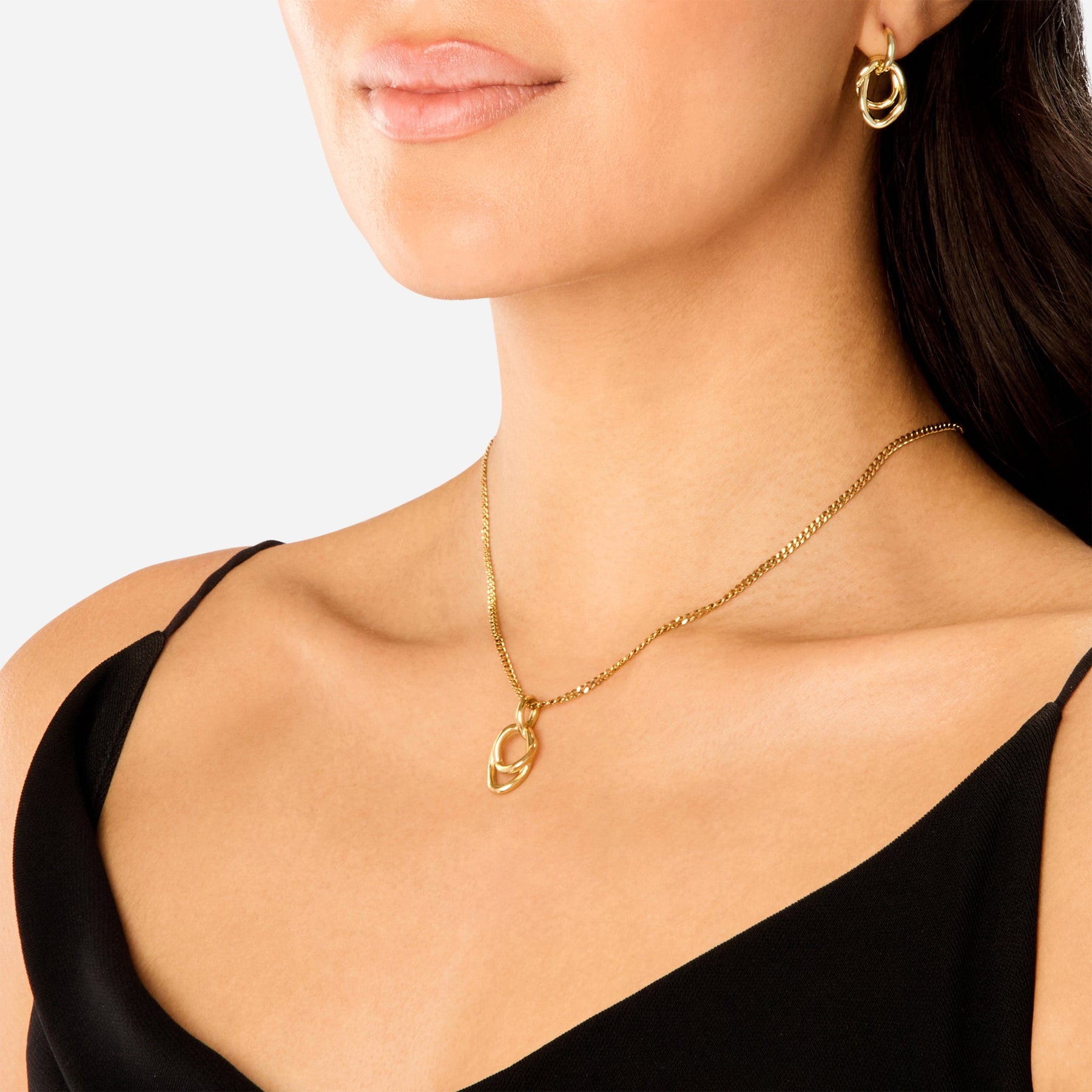 Paire de boucles Wavy