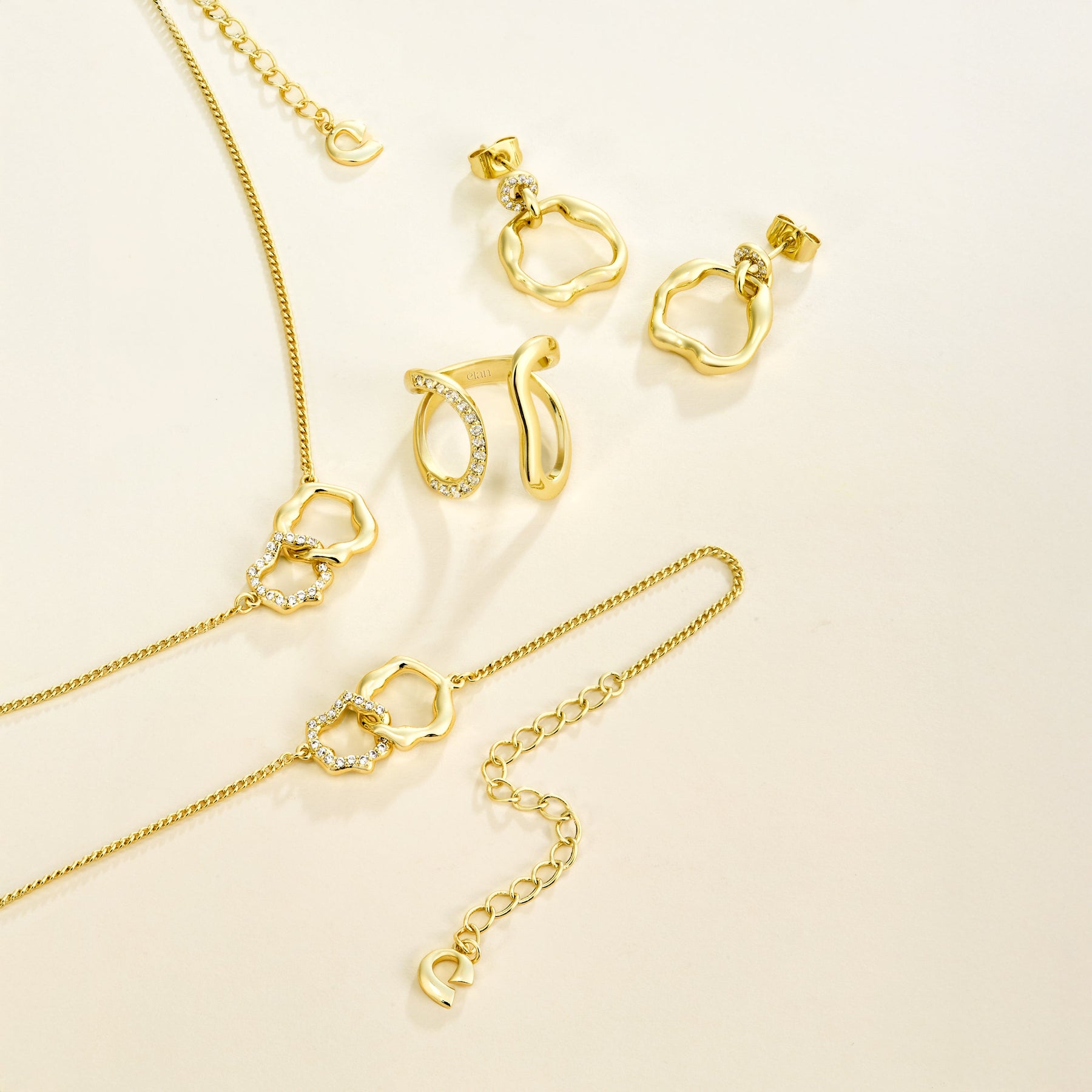 Paire de boucles Duo