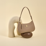 Sac Lune grainé - beige