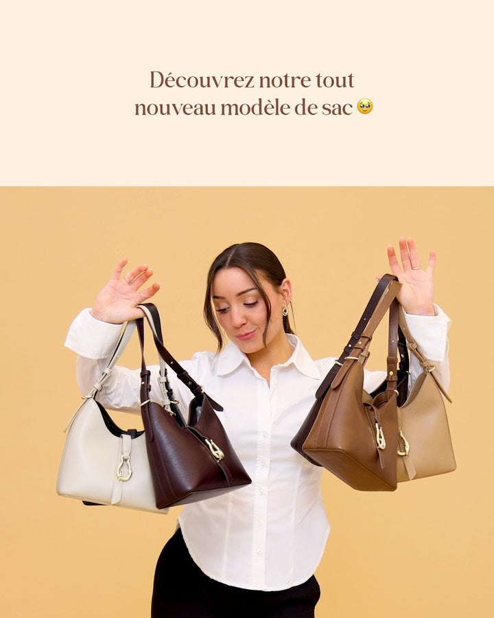 Zoom sur l’envers du décor 📸✨

Parce qu’un nouveau modèle, c’est des mois de réflexion, de prototypes et d’ajustements... On vous emmène dans les coulisses du sac Aurore !

Faites glisser pour découvrir le travail des matières, les zooms sur les détails et toute la magie du shooting. 🎞️🤍

Et si vous avez la moindre question sur les dimensions, les coloris ou le fermoir mousqueton, posez-la-nous en commentaire, on vous répond avec plaisir ! 💬👇🏼
#teamélan #élanbymarts — image 2 sur 10