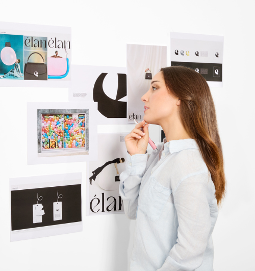 Léane Mart’s dans son studio de création Élan